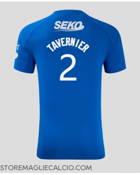 Rangers James Tavernier #2 Maglia Gara Casa Repliche 2024-25 Maniche Corte